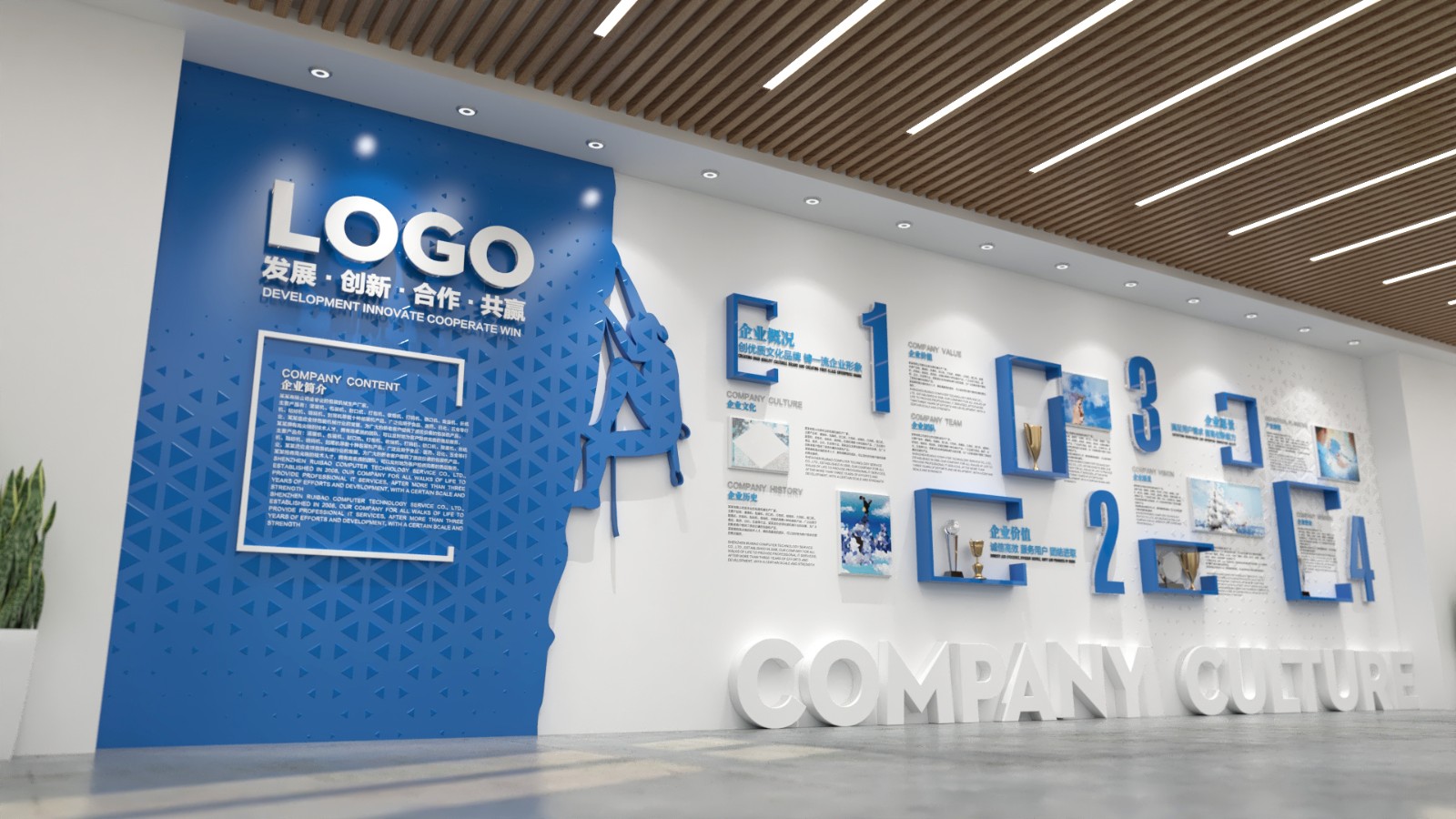 企業(yè)簡介 文化墻設(shè)計 經(jīng)典案例